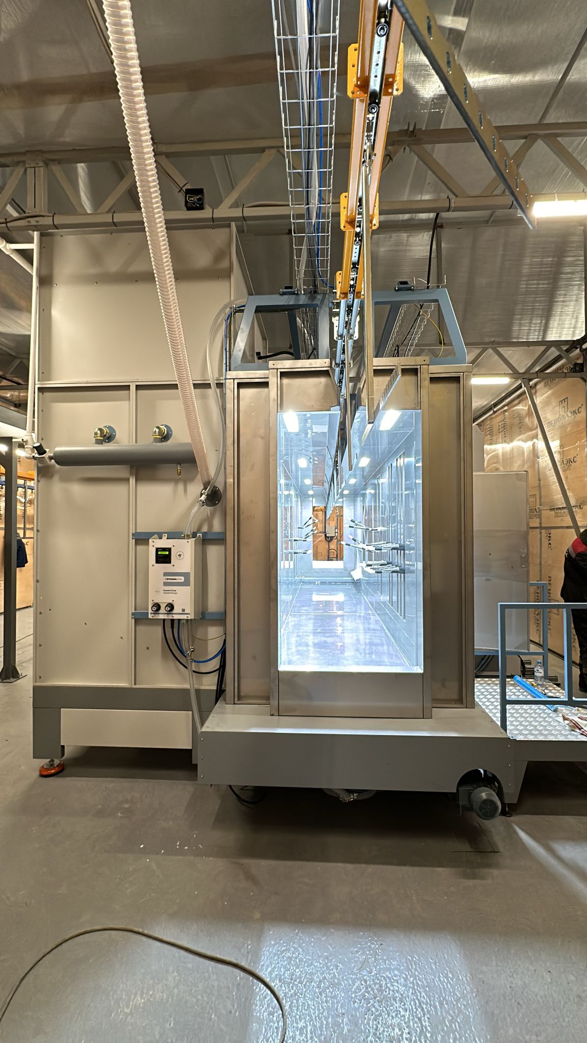 Powder enamel coating process used in white goods and industrial applications